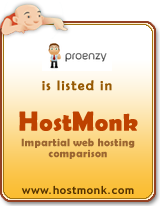 Proenzy is listed in HostMonk (www.hostmonk.com)
