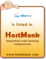 WireNine is listed in HostMonk (www.hostmonk.com)