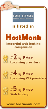 ccnetservices is listed in HostMonk (www.hostmonk.com)