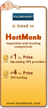TildeHost is listed in HostMonk (www.hostmonk.com)