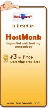 HostArmor is listed in HostMonk (www.hostmonk.com)