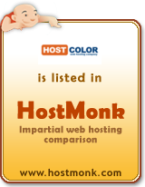 HostColor is listed in HostMonk (www.hostmonk.com)