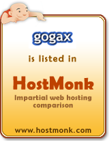 Gogax is listed in HostMonk (www.hostmonk.com)