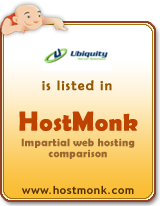 Ubiquity Servers is listed in HostMonk (www.hostmonk.com)