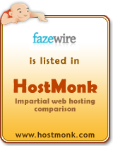 FazeWire is listed in HostMonk (www.hostmonk.com)