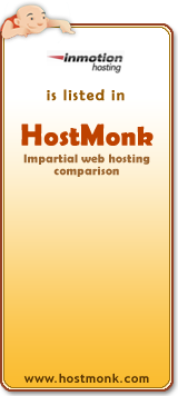 InMotion Hosting is listed in HostMonk (www.hostmonk.com)