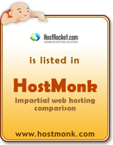 HostRocket is listed in HostMonk (www.hostmonk.com)