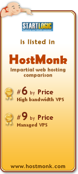 StartLogic is listed in HostMonk (www.hostmonk.com)