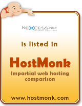 NEXCESS NET is listed in HostMonk (www.hostmonk.com)