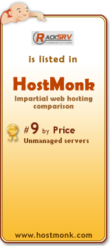 RackSRV is listed in HostMonk (www.hostmonk.com)