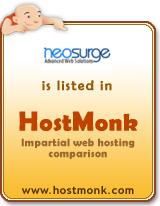 Neosurge is listed in HostMonk (www.hostmonk.com)