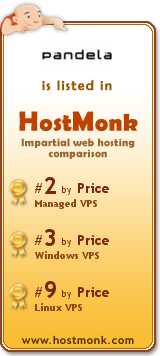 Pandela is listed in HostMonk (www.hostmonk.com)