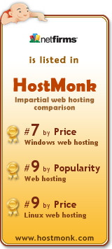 netfirms is listed in HostMonk (www.hostmonk.com)