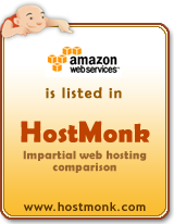 Amazon AWS is listed in HostMonk (www.hostmonk.com)